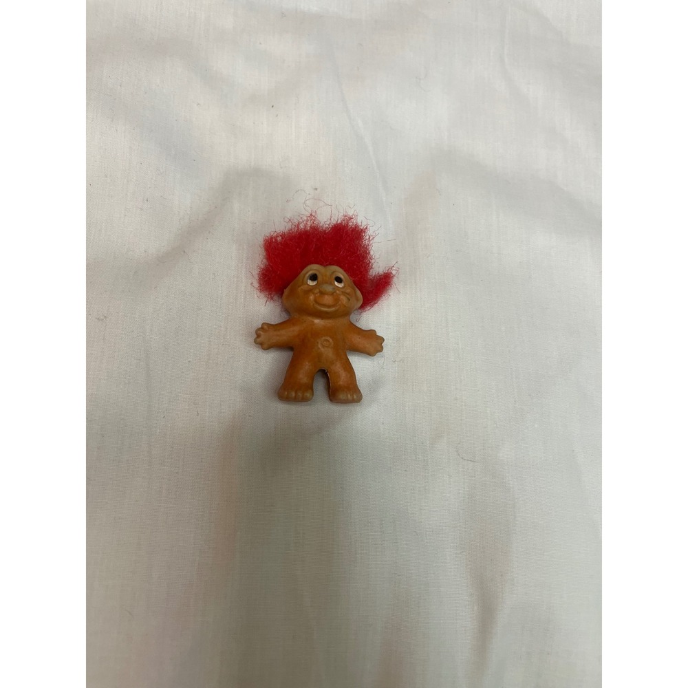 Vintage 1989 DAM Troll Red Hair Pencil Topper.